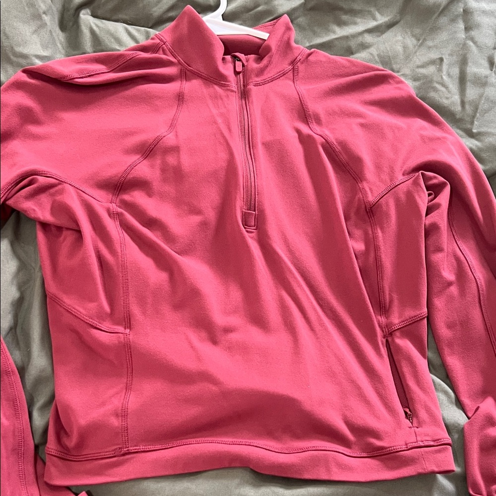Lululemon Its Rulu Run Cropped Half-Zip size 8 - Picture 6 of 6